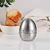 RosewineC-Kitchen-Timer-ManualShaped-Mechanical-Rotating-Alarm-with-60-Minutes-for-CookingEgg RosewineC Kitchen Timer Manual,Shaped Mechanical Rotating Alarm with 60 Minutes for Cooking(Egg)