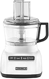 KitchenAid KFP0711WH 7 Cup Food Processor, White
