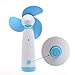 KLOUD City 2 Pcs Blue Personal Hand-held/Portable Battery Operated Mini Air Fan for Home and Travel Plus 1 pcs Reflective snap/pop Armband/Leg Band/ankleband/Tape/Strap