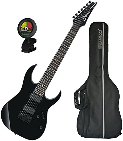 Ibanez RG Series RG7421 7-String Electric Guitar Black w/ Gig Bag and Tuner!