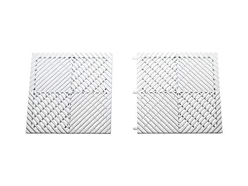 Ready Covers - Vented Safety Steam Radiator Cover/Protective Heating Cabinet for Your Home and Office: WHITE - 12 Extra Interlocking Tiles! (12, White)