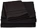 Elegant Comfort 1500 Premier Hotel Quality 4-Piece Bed Sheet Sets, Deep Pockets - Luxurious Wrinkle Free & Fade Resistant, Queen, Black