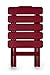 Camco 51684 Red Regular Adirondack Portable Outdoor Folding Side Table, Perfect for The Beach, Camping, Picnics, Cookouts and More, Weatherproof and Rust Resistant
