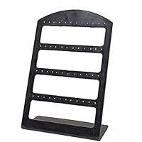 LLtidmsWL Jewelry Stand 24/48 Holes Earrings Display Stand Holder Jewelry Show Rack Acrylic Organizer Black 48