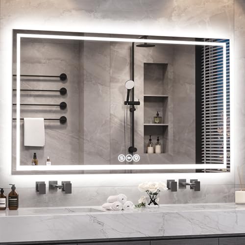 Zeerry LED Bathroom Mirror 36x48 Inch