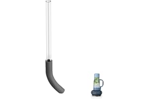 Straw for Ninja BlendBOSS Travel Tumbler, Ninja BlendBOSS Accessories, PCTG Straw, Food grade silicone base, Gray