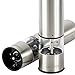 Jagurds Electric Salt and Pepper Mill Set - Premium Stainless Steel One-Handed Spice Grinders with Light, Automatic Battery Operated with Adjustable Coarseness for that Perfect Savory Seasonings