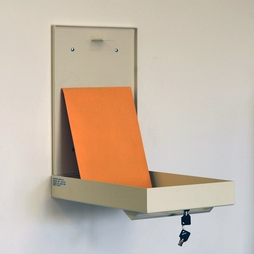 Protex LPD-161 Safe Low-Profile Wall Mount Drop Box - Thumbnail 4