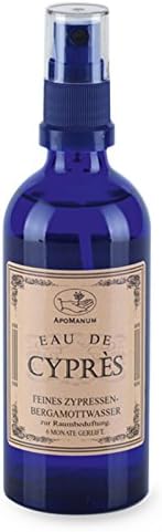 Apomanum - Room and Laundry Fragrance, Eau de Cyprès, Cypress Bergamot, 100 ml