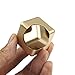 JZH Infinity Cube Fidget Hand Spinner Finger Spin Toys, Removable Finger Gyro Rubik Cube Naughty toys. (Golden)