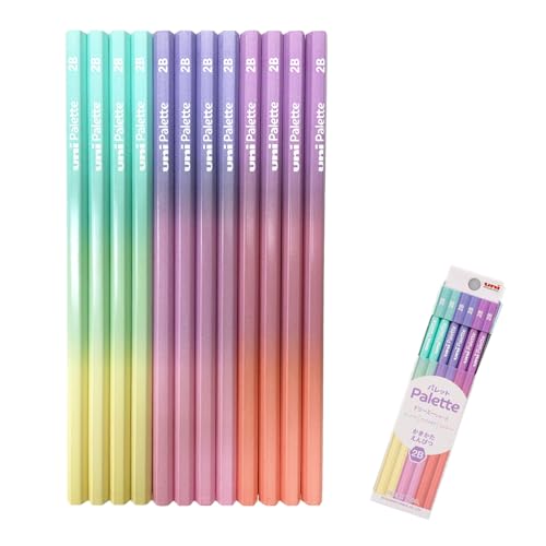 名入れ鉛筆 贈りたい 書きやすい 三菱鉛筆 パレット（uni Palette） ドリーミー DRS-K5645 黒芯1２本 かきかた鉛筆 硬度 ２B 選べるパッケージ ぐんぐんぐーんの卒園記念鉛筆 （2B,通常ﾊﾟｯｹｰｼﾞ, ﾄﾞﾘﾐｰ5645） の商品画像
