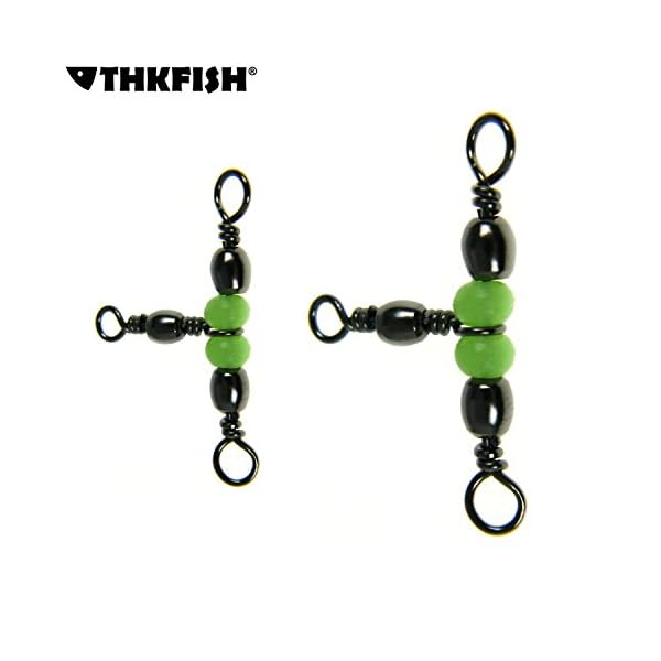 50-Pcs-3-Way-with-Glow-Beads-Fishing-Barrel-Triple-Swivels-Fishing-Tackle