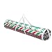 Joiedomi 2 Pack Wrapping Paper Storage, Clear Gift Wrap Organizers Container Bag Wrapping Paper Holder Made from Water Proof PVC and Fabric, Fits Up to 20 Standard Rolls (White)
