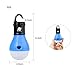 Biange Portable LED Tent Light Blub Outdoor Battery Operated Lantern (3 pack) for Camping, Party, Hiking, Fishing, Hurricane, Storm, Outage, Emergency (Blue)