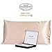 Fishers Finery 30mm 100% Pure Mulberry Silk Pillowcase, Quality Tested (Taupe, Queen)
