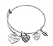 Grandma Gift, Grandma Charm Bangle Bracelet- Grandma Jewelry, Gift for Grandmas, One Blessed Grandma, First Time Grandma Gifts, Mother's Day Jewelry for Grandmother, Grandma Present