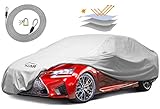 XCAR Brand New Breathable Dust Prevention Car Cover-Fits Sedan Hatchback Up To 185 Inch In Length