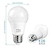 MAXvolador A19 LED Bulb, 60W Equivalent Daylight White 5000K 800lm Non-dimmable 9W LED Light Bulbs, 18-Pack