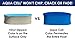 Aqua Cell Deluxe 1.75-in Thick Cool Pool Float - Blue