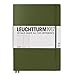 LEUCHTTURM1917 - Notebook Hardcover Master Slim A4+ - 123 Numbered Pages for Writing and Journaling (Army, Ruled)