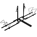 Goplus 2 Mountain Bike Rack Hitch Carrier, Upright Hitch Mounted Bike Rack Platform Hitch Rack 2