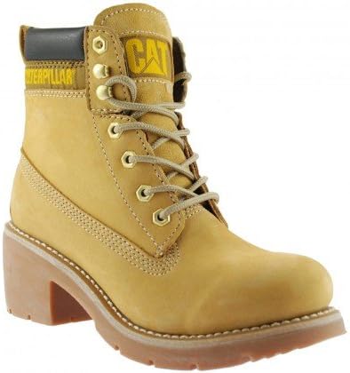 caterpillar heeled boots