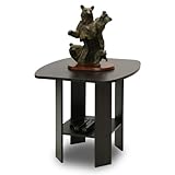 Furinno 11180EX Simple Design End/SideTable, Espresso (Kitchen)