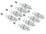 Set of 8 OEM Land Rover NLP100320 Double Platinum Spark Plugs for Discovery 2 and Range Rover P38