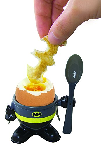 Breakfast Batman Hard Boiled Egg Holder and Toast Cutter Ages 5+ - Thumbnail 3