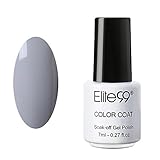 Qimisi Soak Off UV LED Color Gel Polish Lacquer Nail Art Manicure 7ml 1441 Light Grey