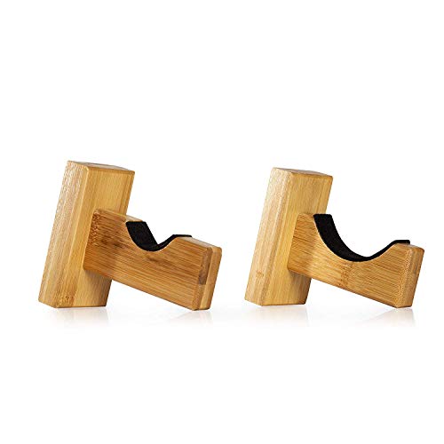 Cypress Sunrise Baseball Bat Display Case Wall Mount Horizontal Rack Brackets Hanger Holder I Bamboo Finish I Protective Felt I Hidden Hardware Included I Easy Installation - Thumbnail 5