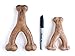 Benebone Wishbone Durable Dog Chew Toy for Aggressive Chewers, Real Peanut, Made in USA, Small, for Any breed