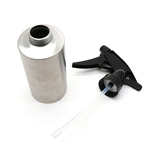 BTMB Stainless Steel Spray Bottle Watering Can for Cooking Barbecue Gardening (250ml/8.5oz)