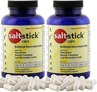 SaltStick Caps Electrolyte Replacement 100 count (200 Capsules) by SaltStick