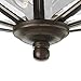 Progress Lighting P5789-09 Octagonal Close-To-Ceiling Fixture with Clear Bound Beveled Glass, Brushed Nickel