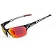 Shieldo Polarized Sports Sunglasses For Men And Women Running Cycling Fishing, Mirrored Integrated Polarized Lens Unbreakable Frame SLY002