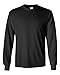 Gildan G240 Ultra Cotton® 6 oz. Long-Sleeve T-Shirt - BLACK - 4XL