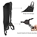 KRATARC Archery Multi-function Heavy Duty Back Arrow Quiver with Molle System Shoulder Hanged Target Shooting Quiver for Arrows (Black- with molle pouch)