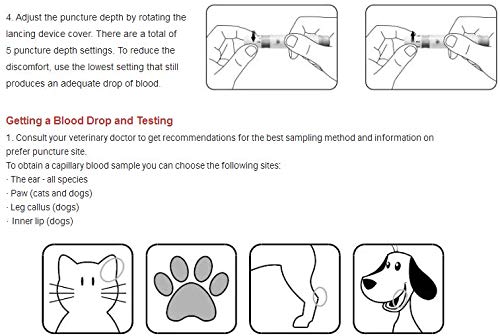 CE High Accuracy Animal glucometer Health Pet Veterinary Glucose Blood Glucose Meter Vet Instruments