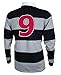 Guinness Rugby Jersey – Traditional Long Sleeve Shirt for Men – Black/Grey