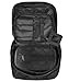 JAVOedge Quilted Makeup Brush Cosmetic Travel Organizer Bag w/Clear PVC Zipper Bag (4 PCS Set: XSM, SM, MED, LG Sizes)