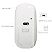 UHURU Wireless Mouse 2.4G Silent Rechargeable and Portable Mouse with 3 DPI for Notebook, Pc, MAC, Laptop, Computer - New & Improved Version [White]