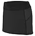 Augusta Sportswear Women's Wide Flat Knit Skort, Black/Graphite, Large