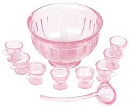 Dollhouse Miniature 1:12 Scale 8 Pc Pink Punch SET Cb120p