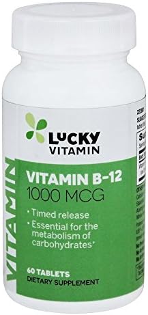 LuckyVitamin - Vitamin B12 Timed Release 1000 mcg. - 60 Tablets