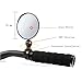 MAARYEE Bundle Universal Adjustable Rotatable Rearview Handlebar Glass Mirror for Mountain Road Bike Cycling Bicycle (2 Pack)