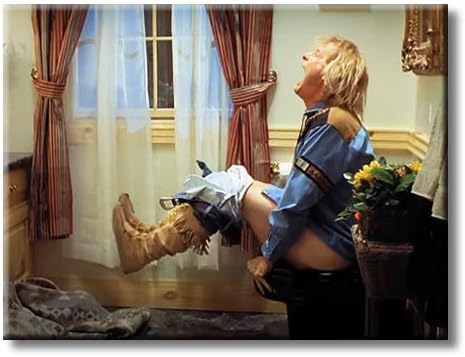 Wall Décor - ArtWorks Decor Dumb and Dumber Harry on the Toilet Humor Picture on Stretched Canvas Wall Art, Ready to Hang!