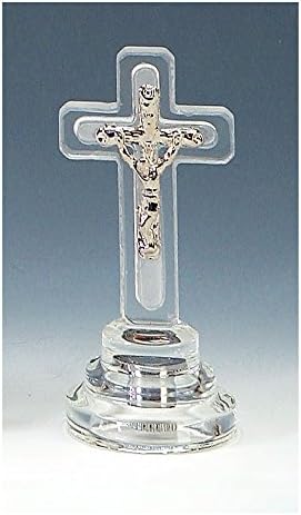 Lighted Crystal Crucifix Cross Religious Favors