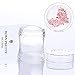 BORN PRETTY 3.9cm Clear Jelly Silicone Stamper & Scraper manicuring Nail Art Stamping Tool Set