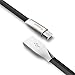 IMKEY Premium 6.5 Feet Tangle-Free Zinc-Alloy Micro USB 2.0 Sync Data Fast Charging Cable For Samsung Galaxy S7/ S6 / Edge, S4/ S3/ Note 5 / 4 / 2,Google Nexus,LG,HTC,Blackberry And More - (Black)